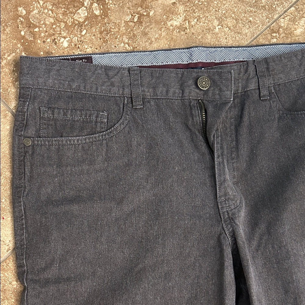 Johnston & Murphy Charcoal Jeans